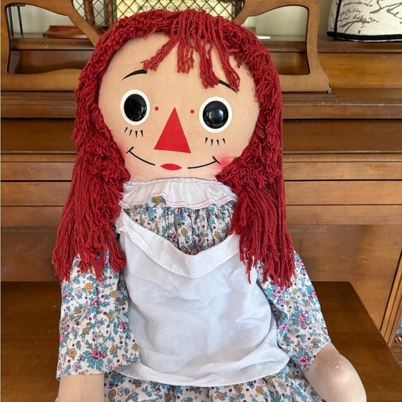 Rare Vintage 1960's XL Annabelle The Original Knickerbocker Raggedy Ann Doll - Picture 8 of 13
